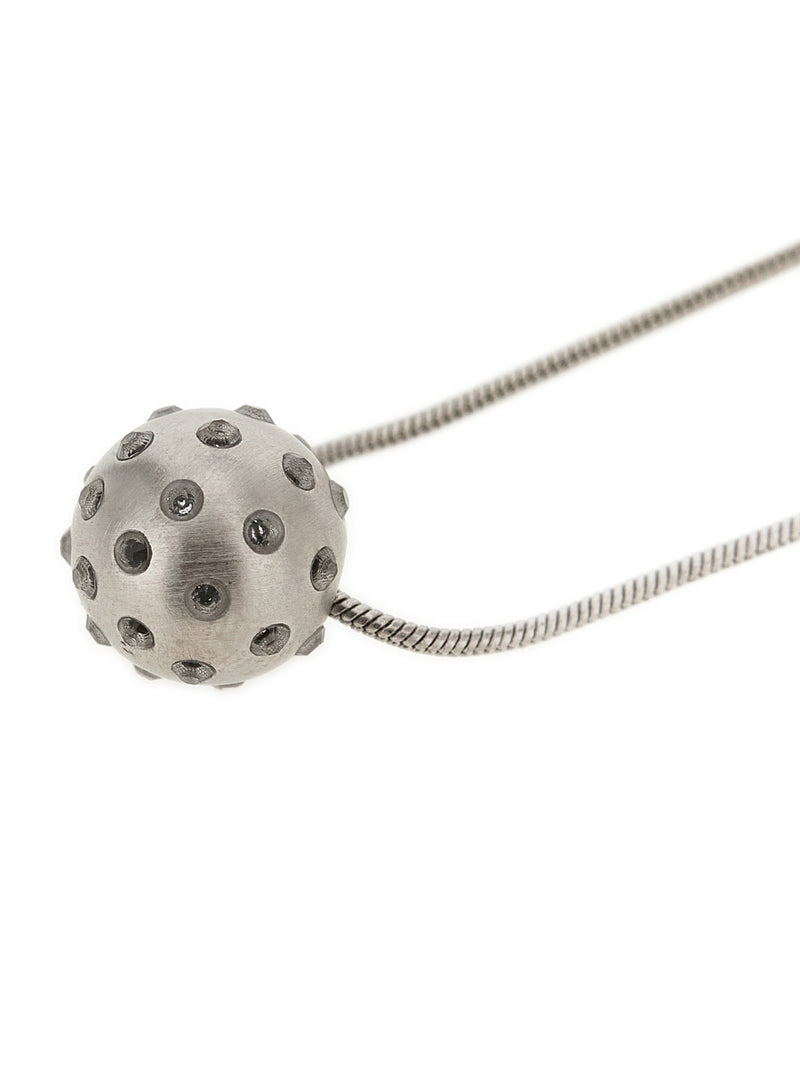 Rick Owens Silver Brass Necklace