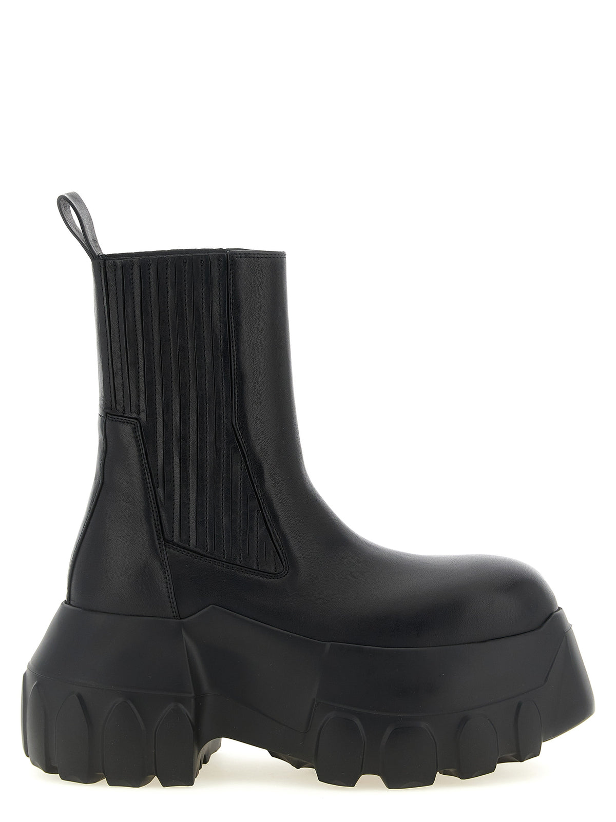 Bottines Rick Owens en ramie noire