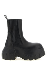 Bottines Rick Owens en ramie noire