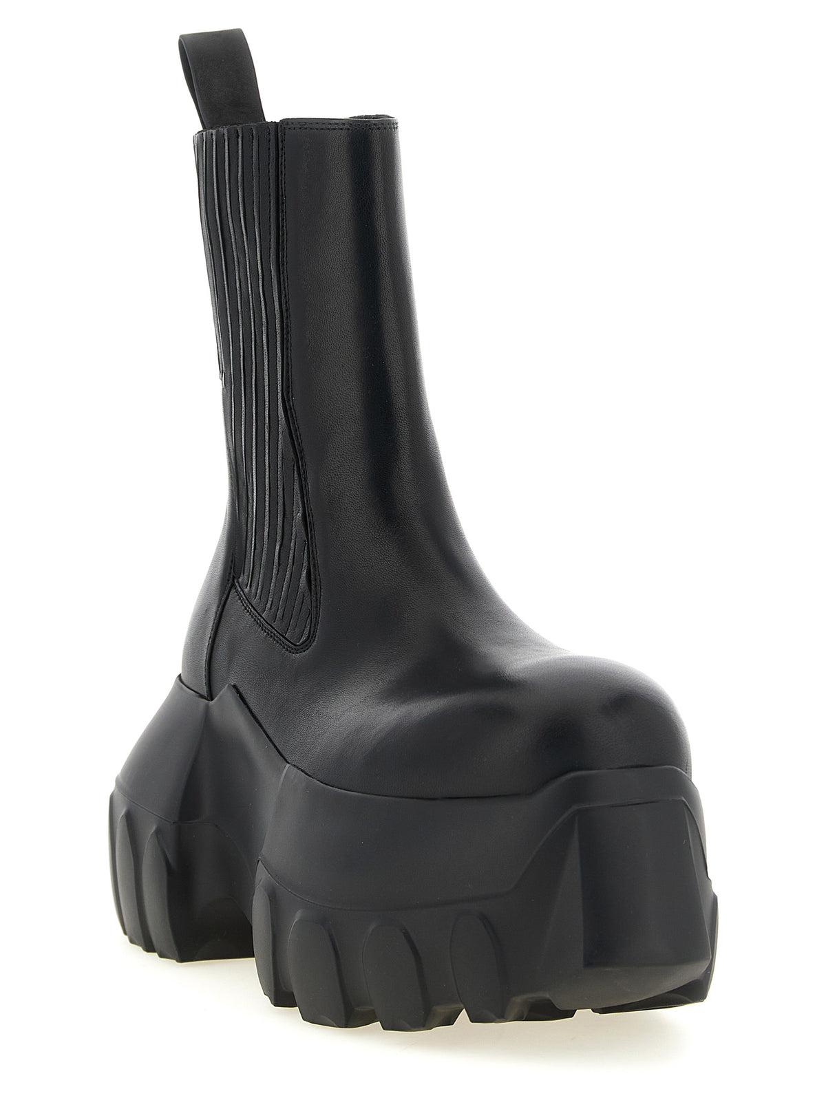 Bottines Rick Owens en ramie noire