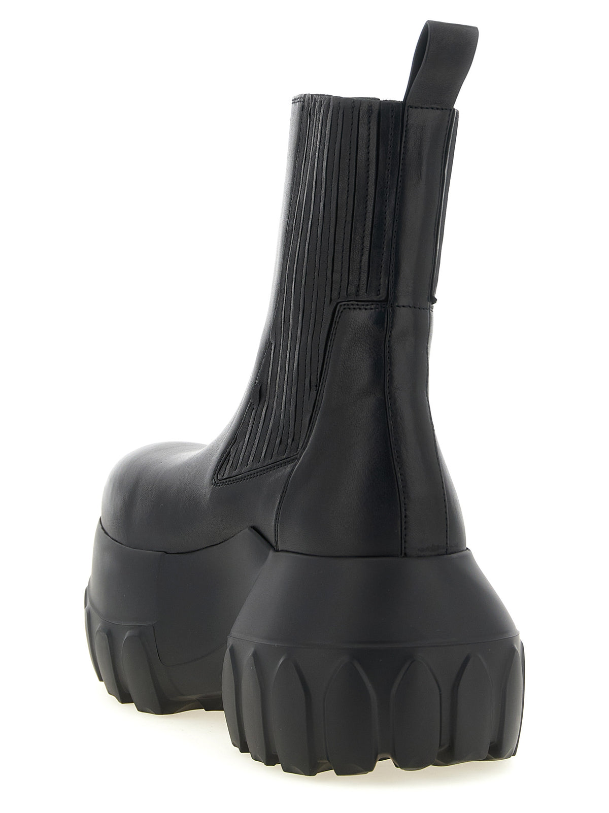 Bottines Rick Owens en ramie noire