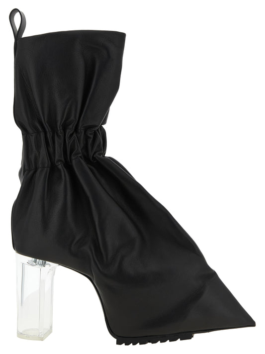 Bottines Rick Owens en cuir de veau noir