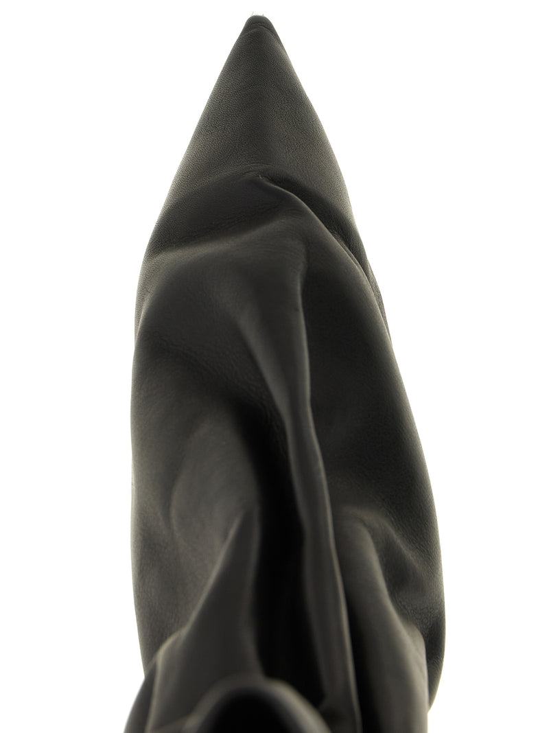 Bottines Rick Owens en cuir de veau noir