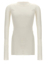 Rick Owens White Viscose T-Shirt