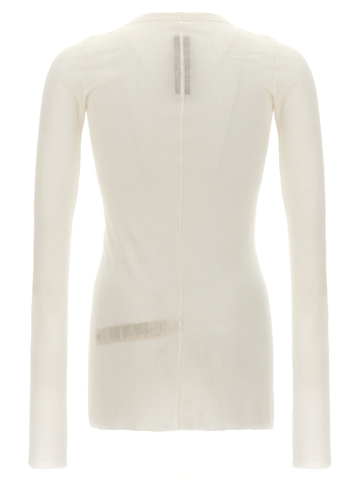 Rick Owens White Viscose T-Shirt