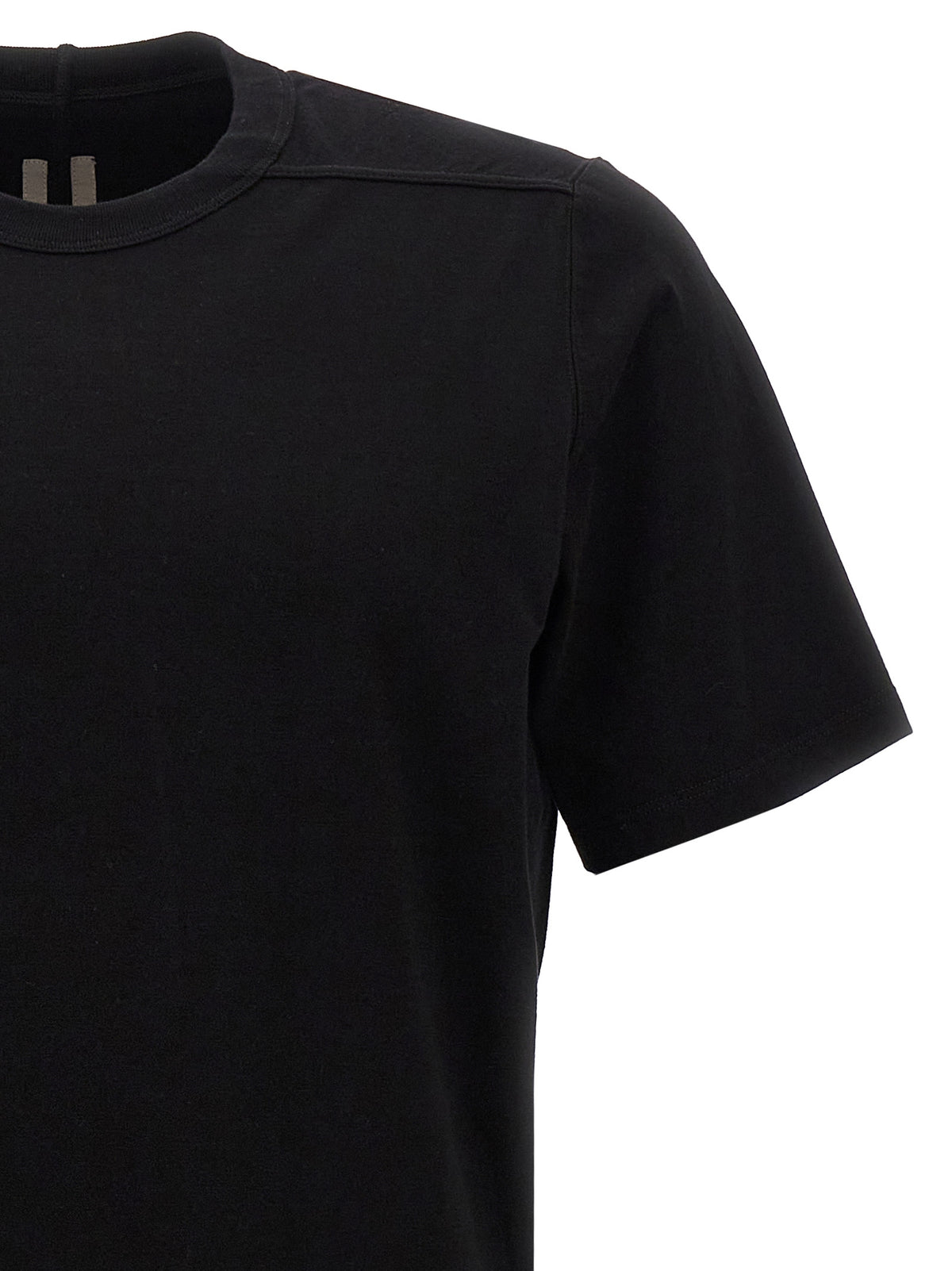 Rick Owens Black Cotton T-Shirt