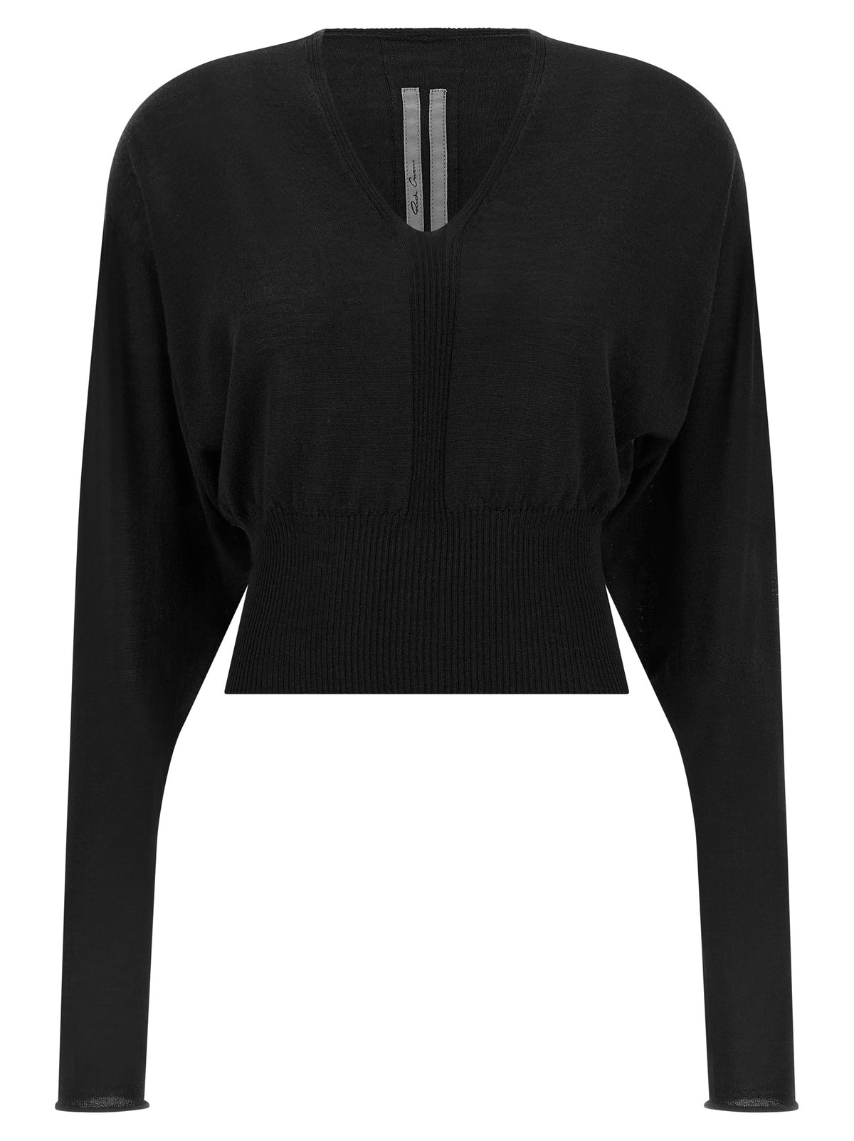 Sweat-shirt en coton noir Rick Owens