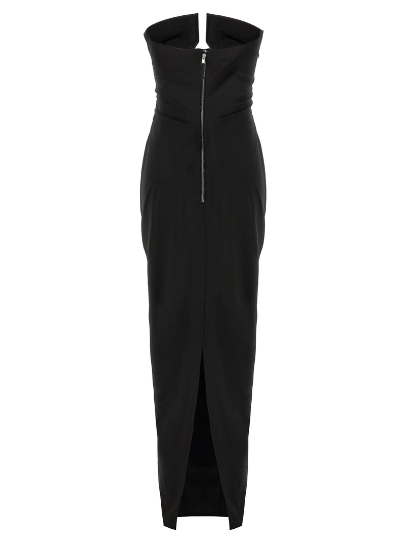 Robe longue Rick Owens en laine noire