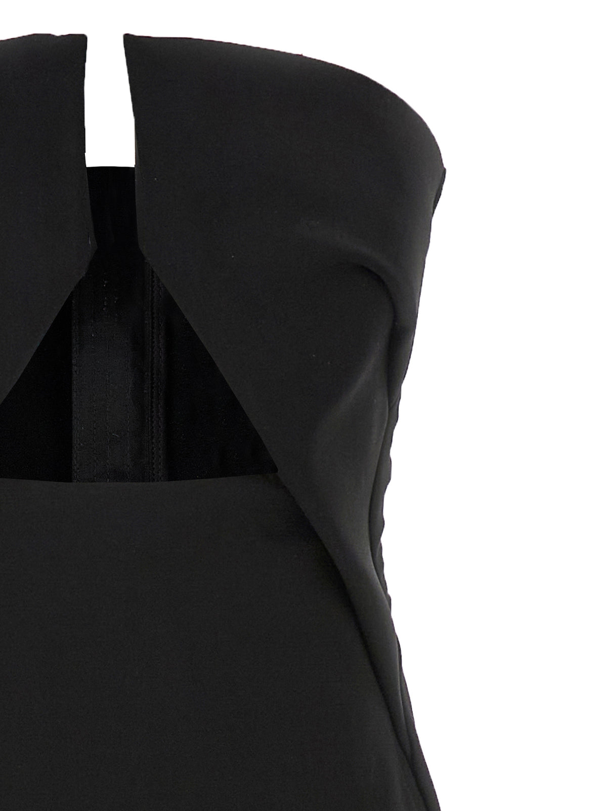 Robe longue Rick Owens en laine noire