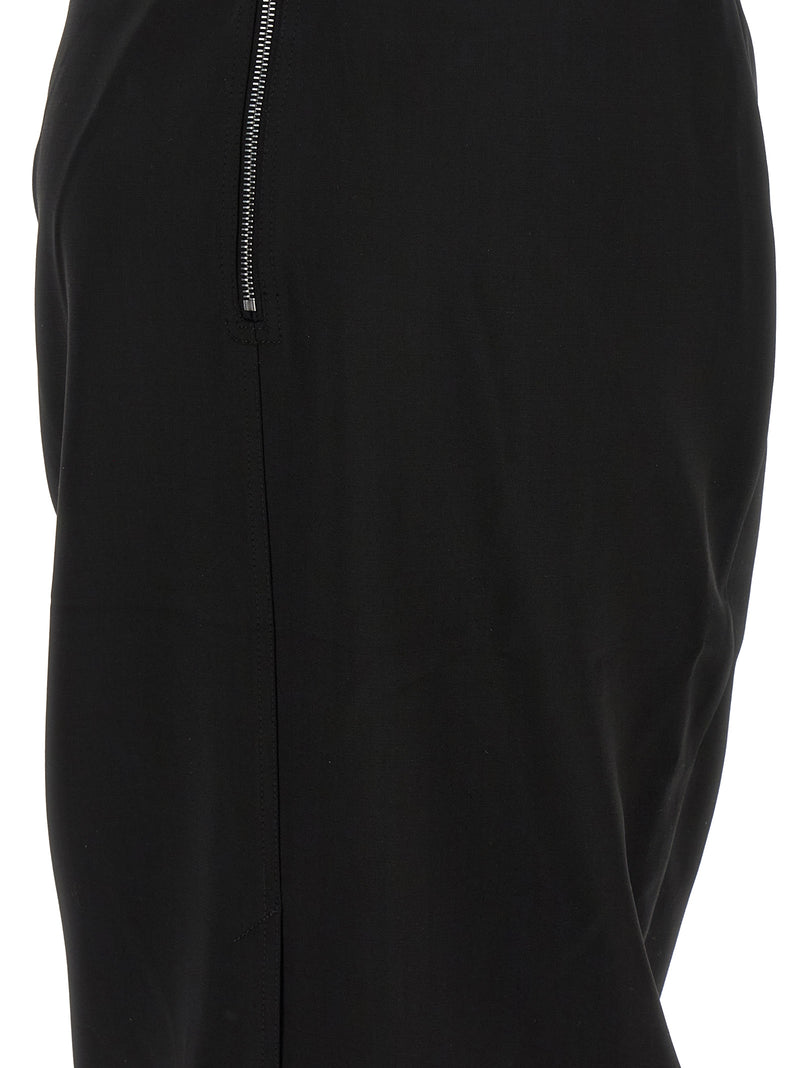Robe longue Rick Owens en laine noire
