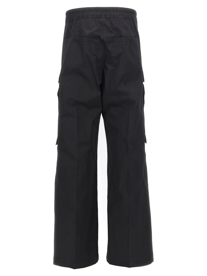 Pantalon cargo en coton noir Rick Owens