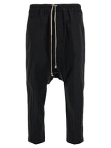 Pantalon Noir en Coton Rick Owens - Modèle Avant-Garde