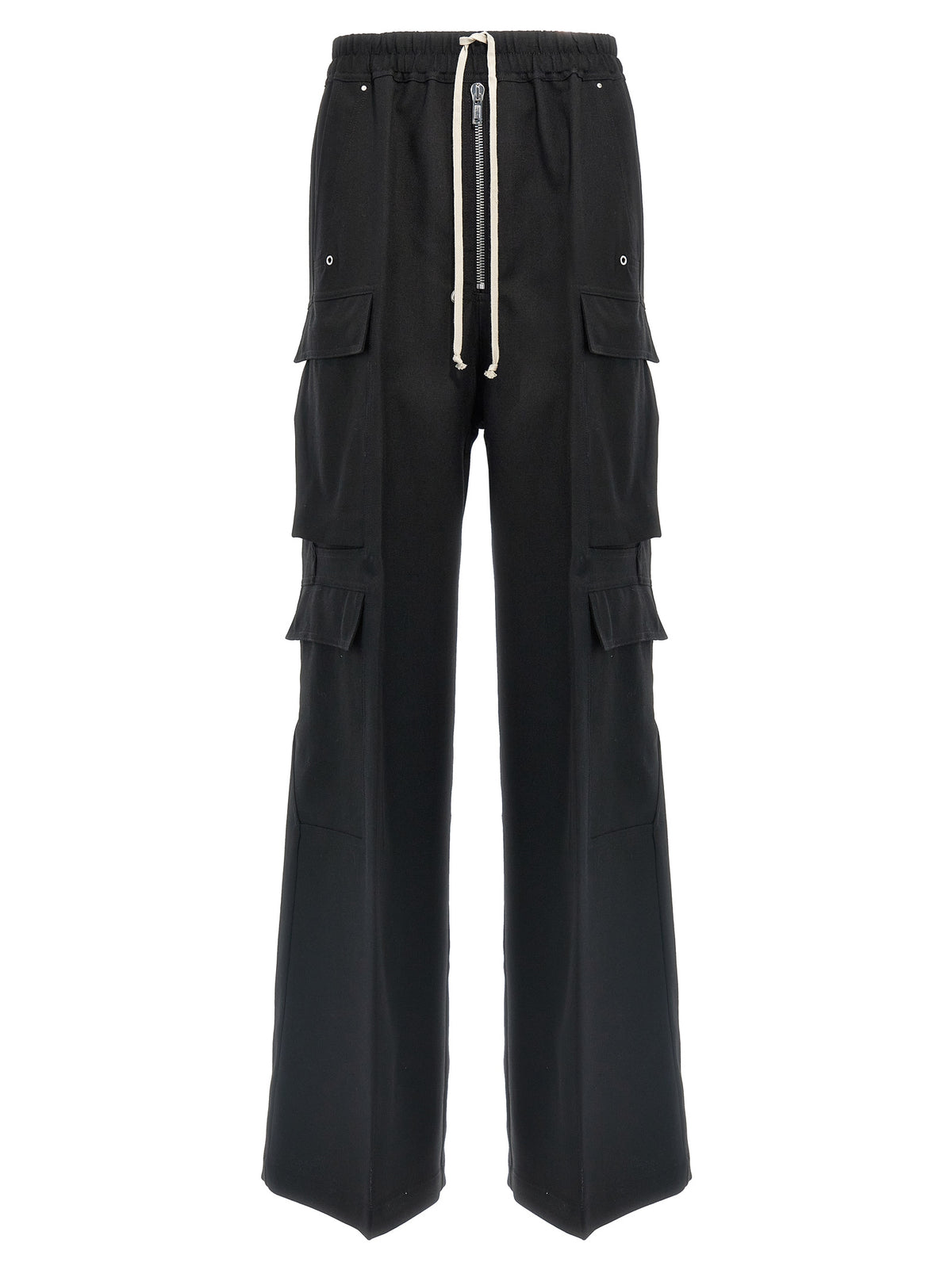 Pantalon Cargo Rick Owens en Laine Noire