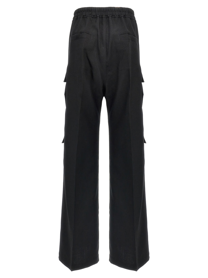 Pantalon Cargo Rick Owens en Laine Noire