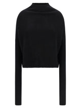 Cardigan en cachemire noir Rick Owens