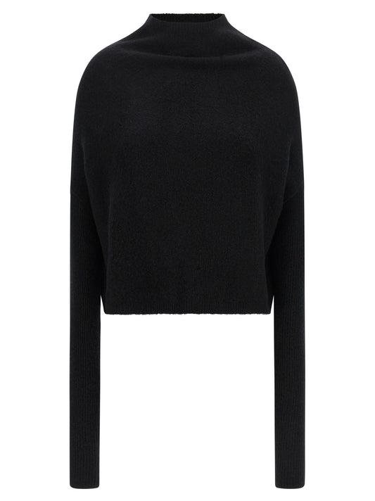 Cardigan en cachemire noir Rick Owens