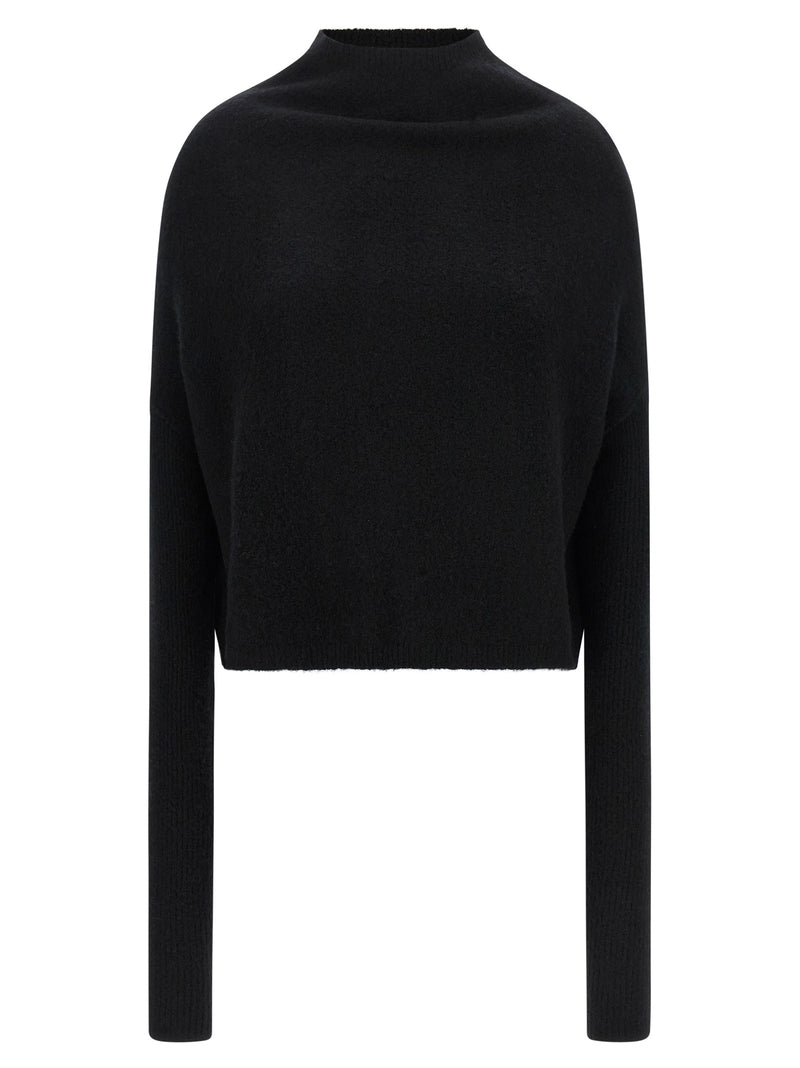 Cardigan en cachemire noir Rick Owens