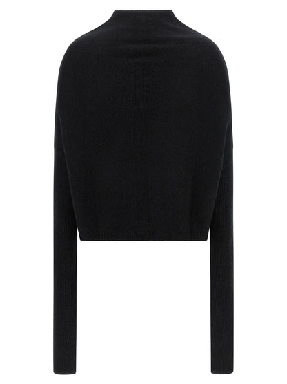 Rick Owens Black Cashmere Cardigan