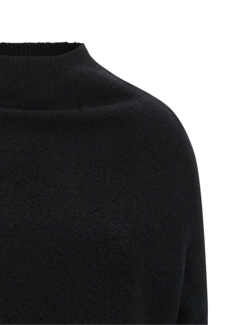 Cardigan en cachemire noir Rick Owens