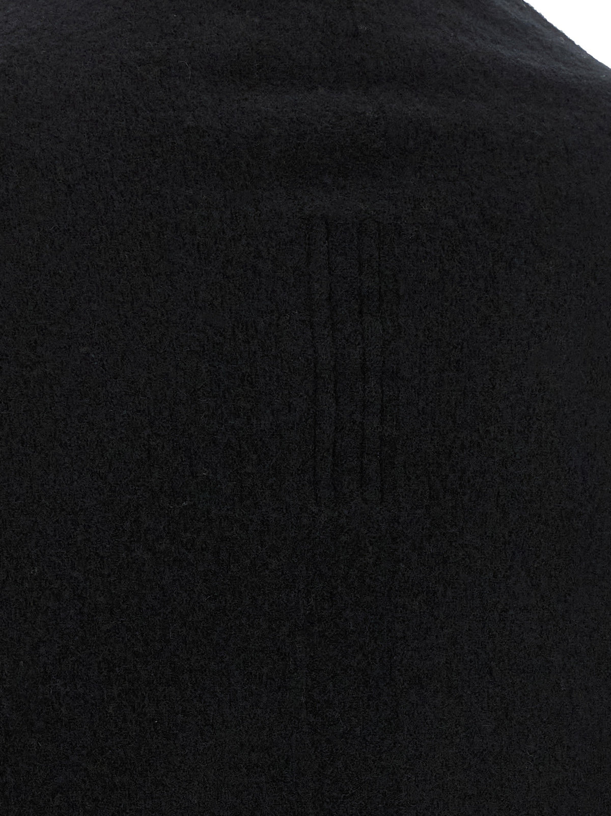 Cardigan en cachemire noir Rick Owens