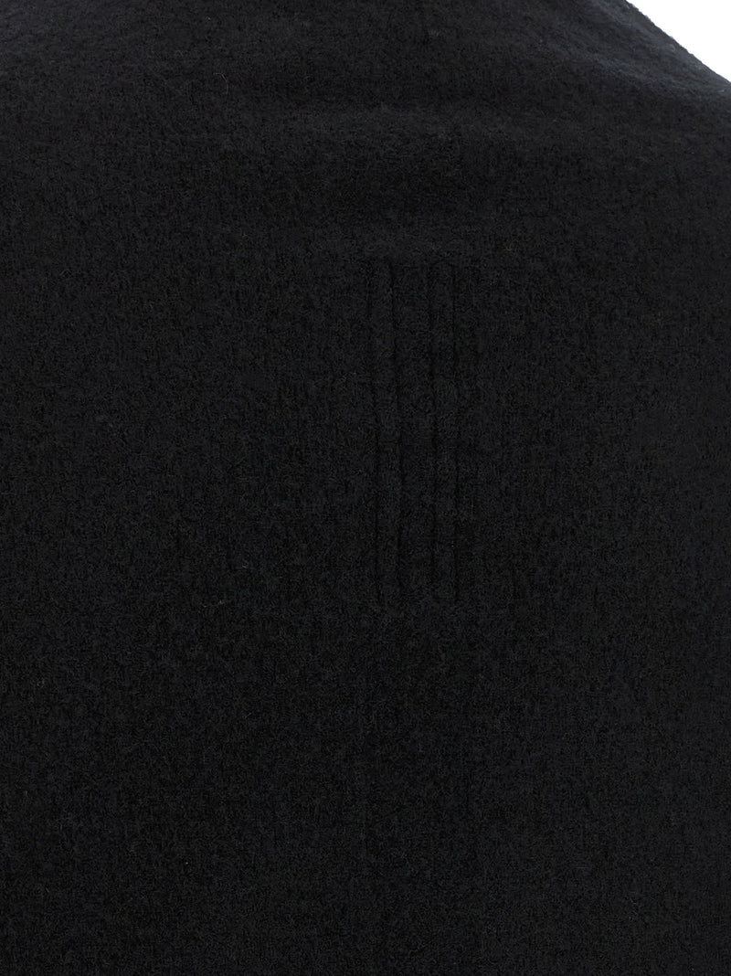 Cardigan en cachemire noir Rick Owens