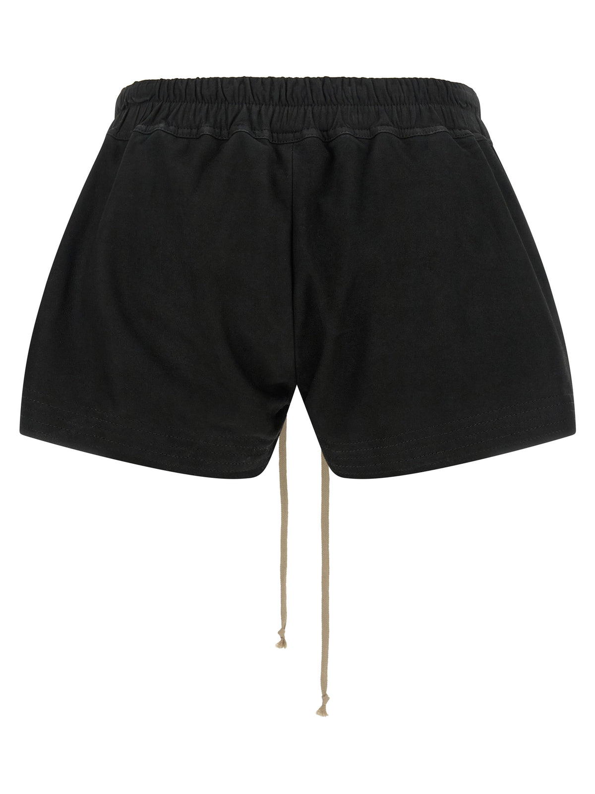 Short en cuir d'agneau noir Rick Owens