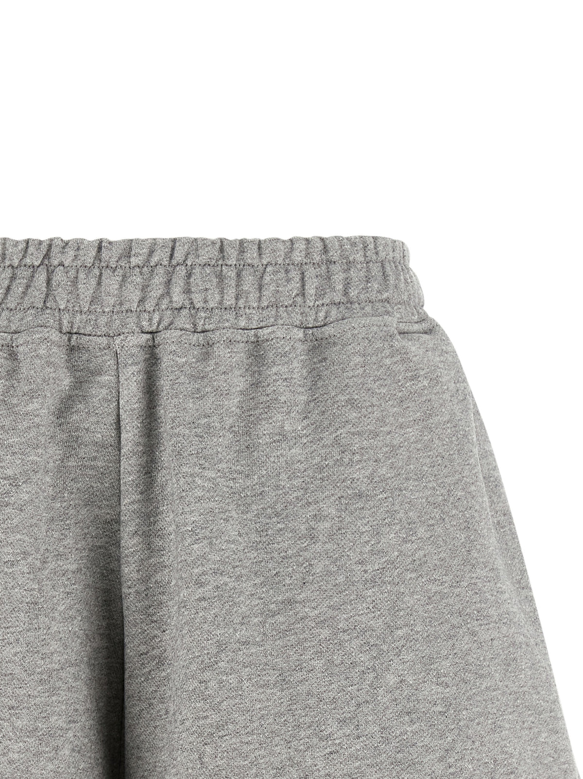 Ganni Gray Organic Cotton Bermuda Shorts