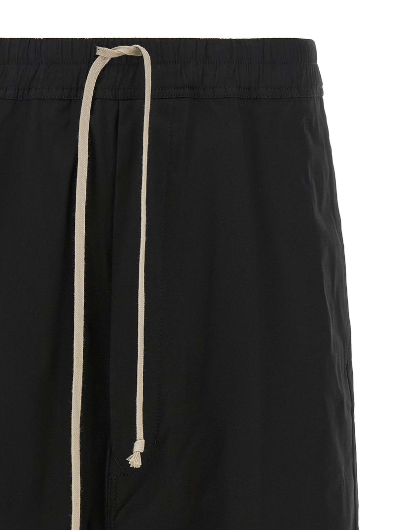 Shorts Bermudas Rick Owens en Coton Noir