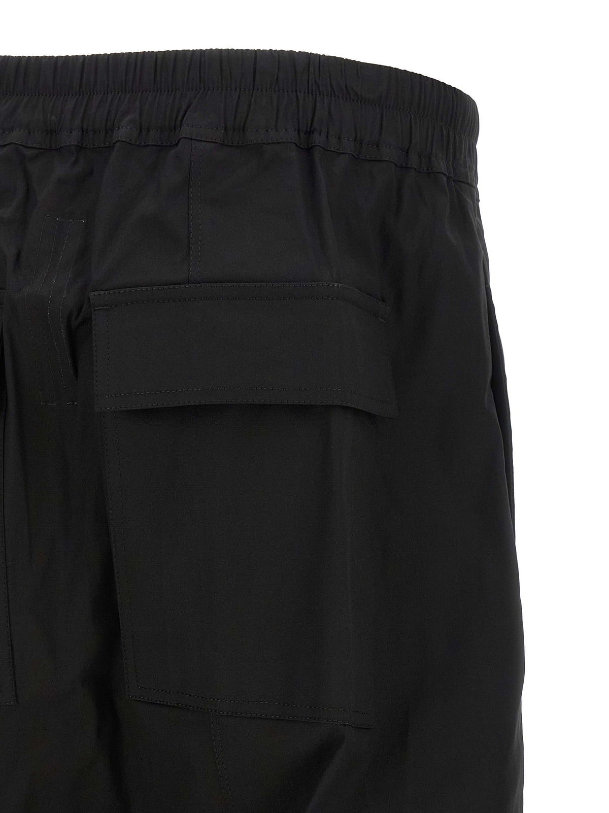 Shorts Bermudas Rick Owens en Coton Noir