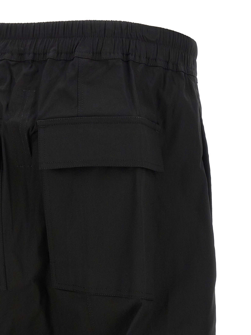 Shorts Bermudas Rick Owens en Coton Noir