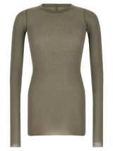 T-shirt gris en viscose Rick Owens