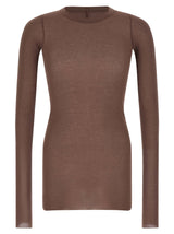 T-shirt Rick Owens violet en viscose