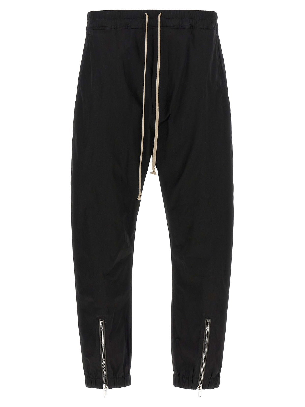 Pantalon de jogging Rick Owens noir en coton (pantalon d'entraînement)