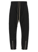 Pantalon de jogging Rick Owens noir en coton (pantalon d'entraînement)