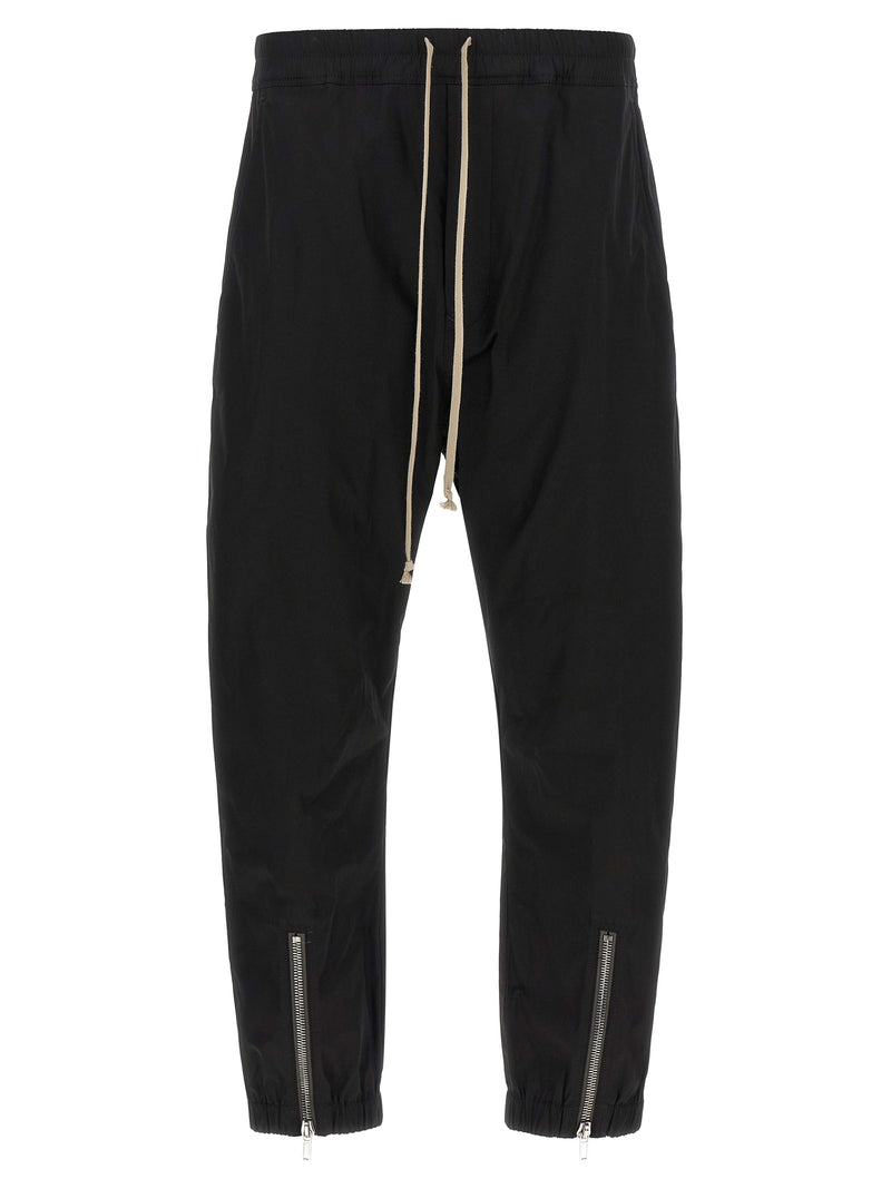 Pantalon de jogging Rick Owens noir en coton (pantalon d'entraînement)