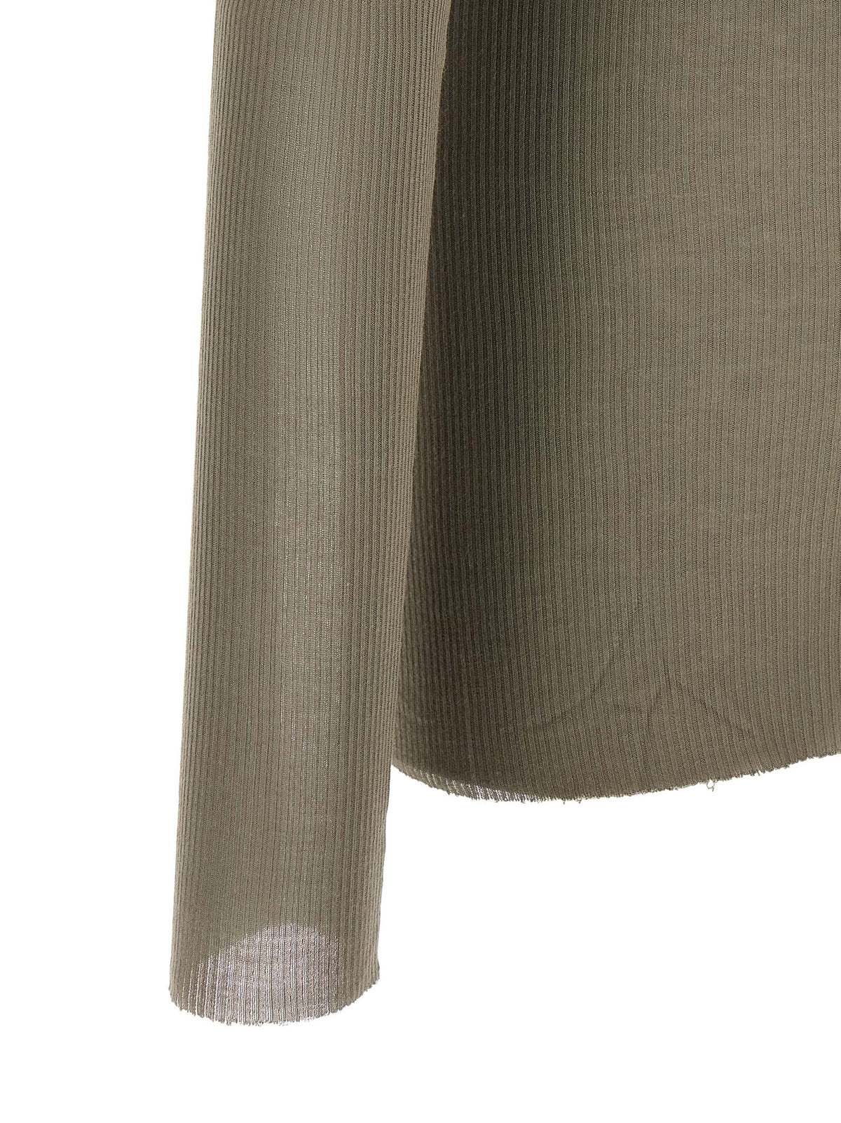 T-shirt gris en viscose Rick Owens
