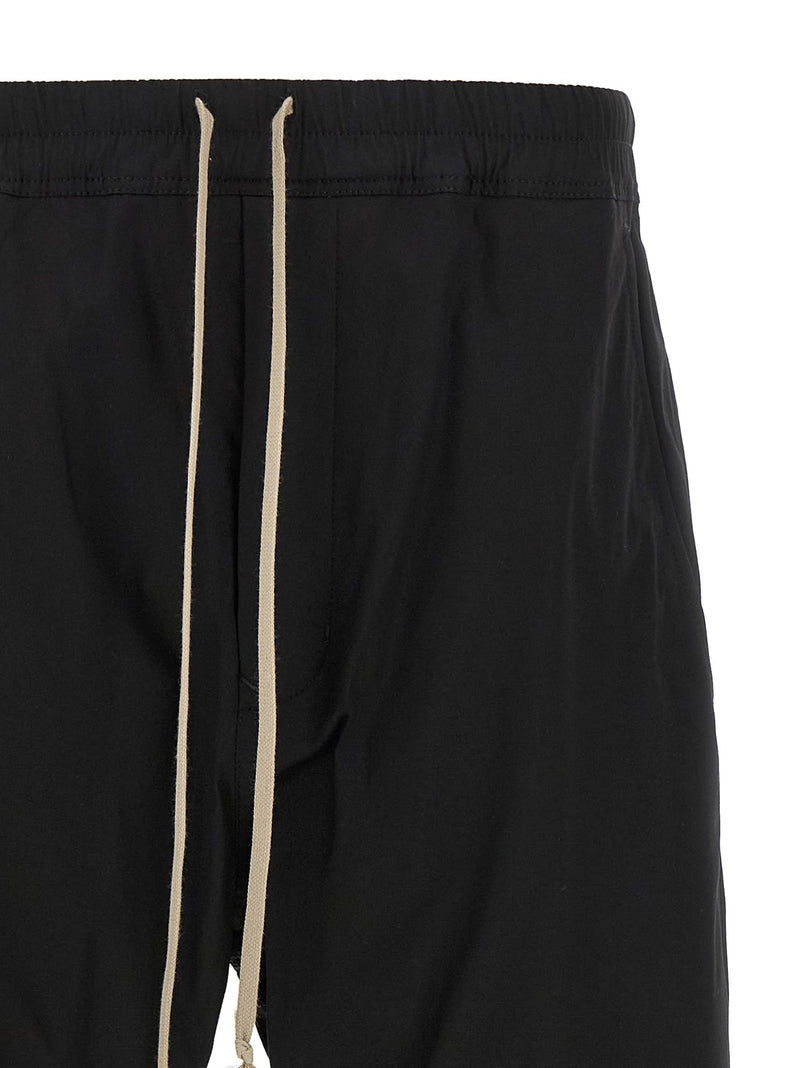 Pantalon de jogging Rick Owens noir en coton (pantalon d'entraînement)