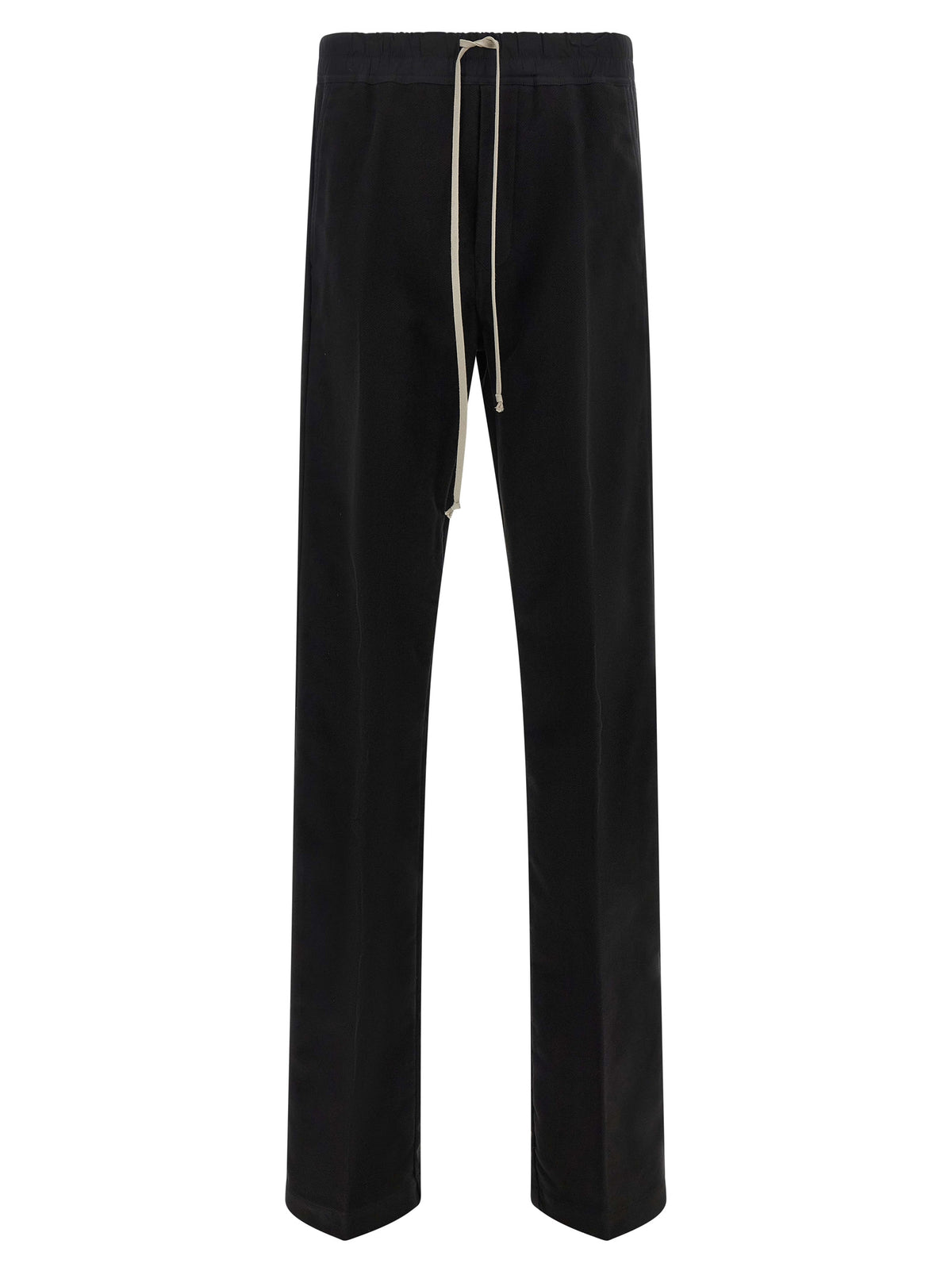 Pantalon décontracté en coton noir Rick Owens