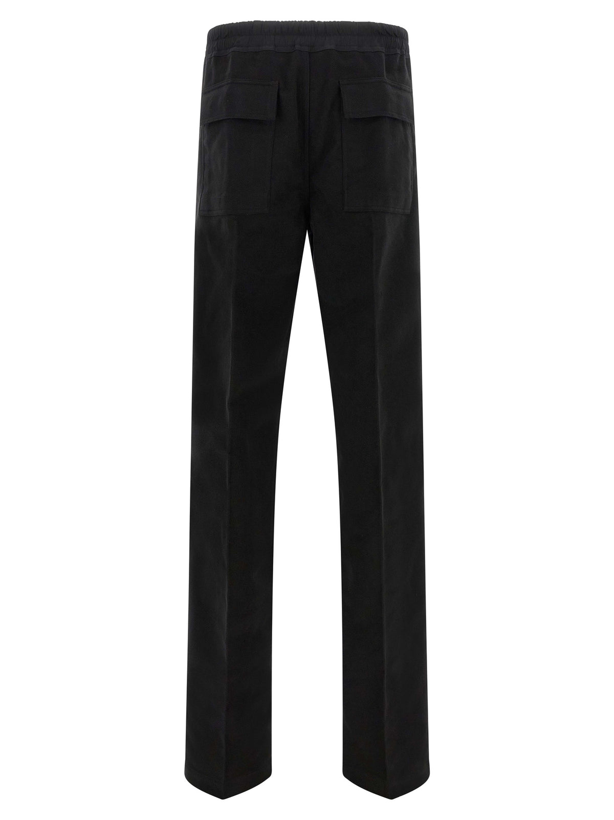 Pantalon décontracté en coton noir Rick Owens