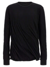 T-shirt en coton noir Rick Owens