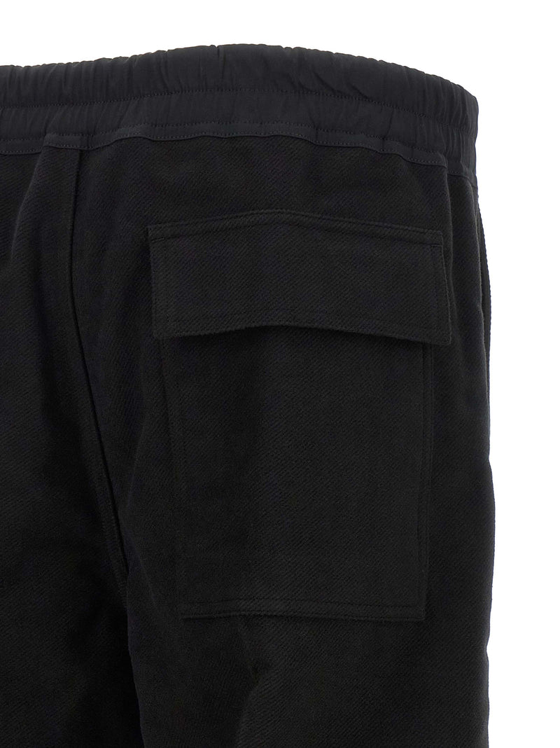 Pantalon décontracté en coton noir Rick Owens