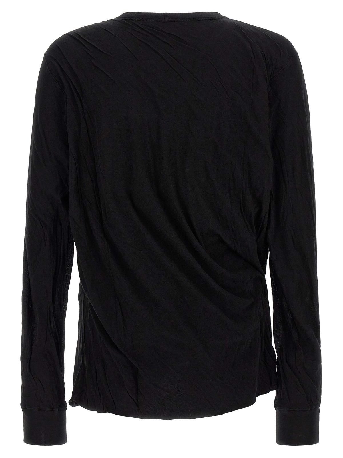 T-shirt en coton noir Rick Owens