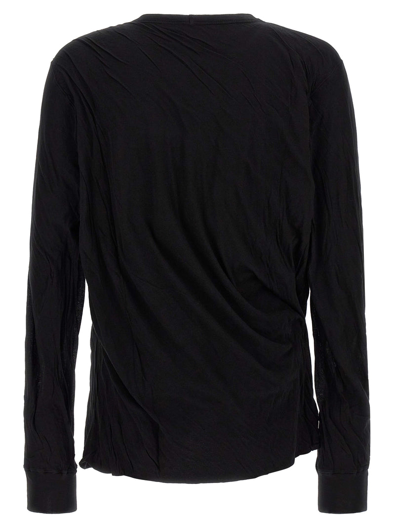 T-shirt en coton noir Rick Owens