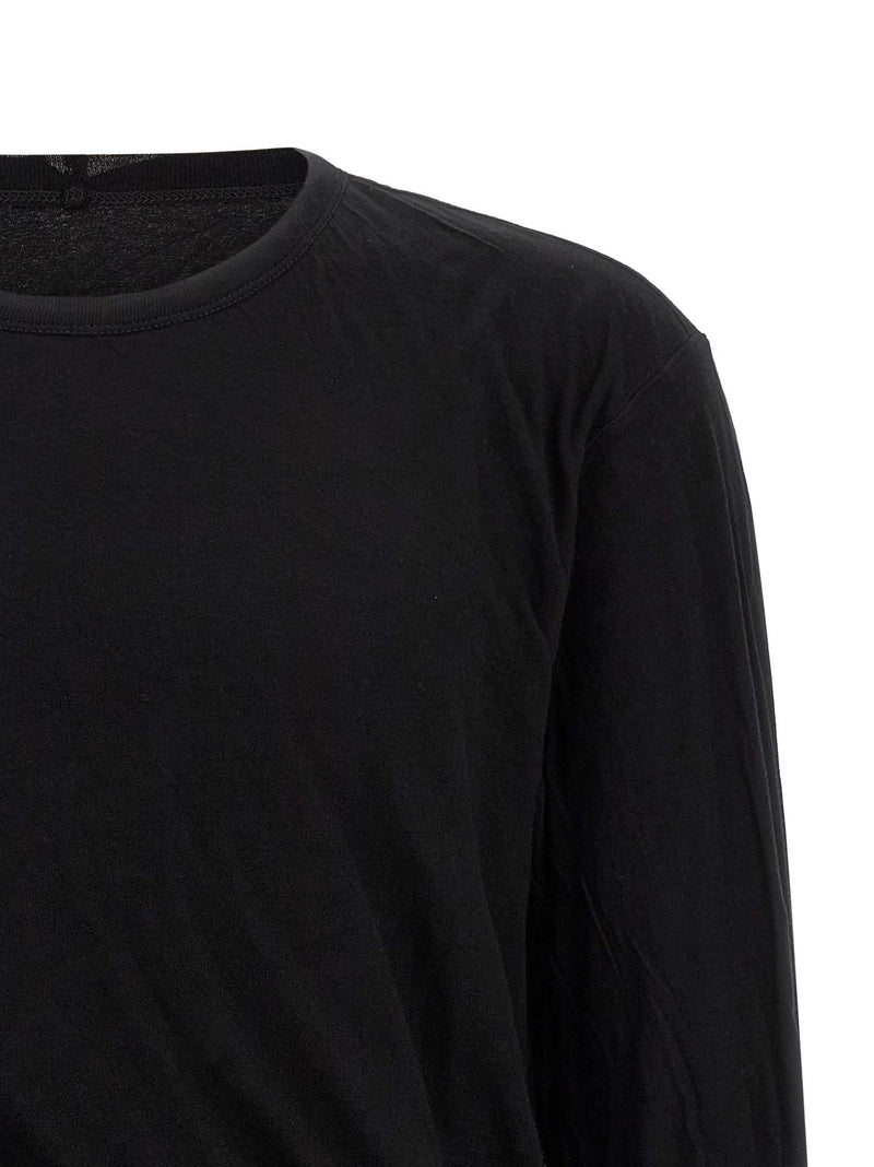T-shirt en coton noir Rick Owens