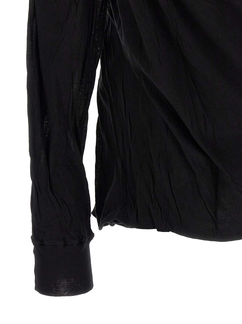 T-shirt en coton noir Rick Owens