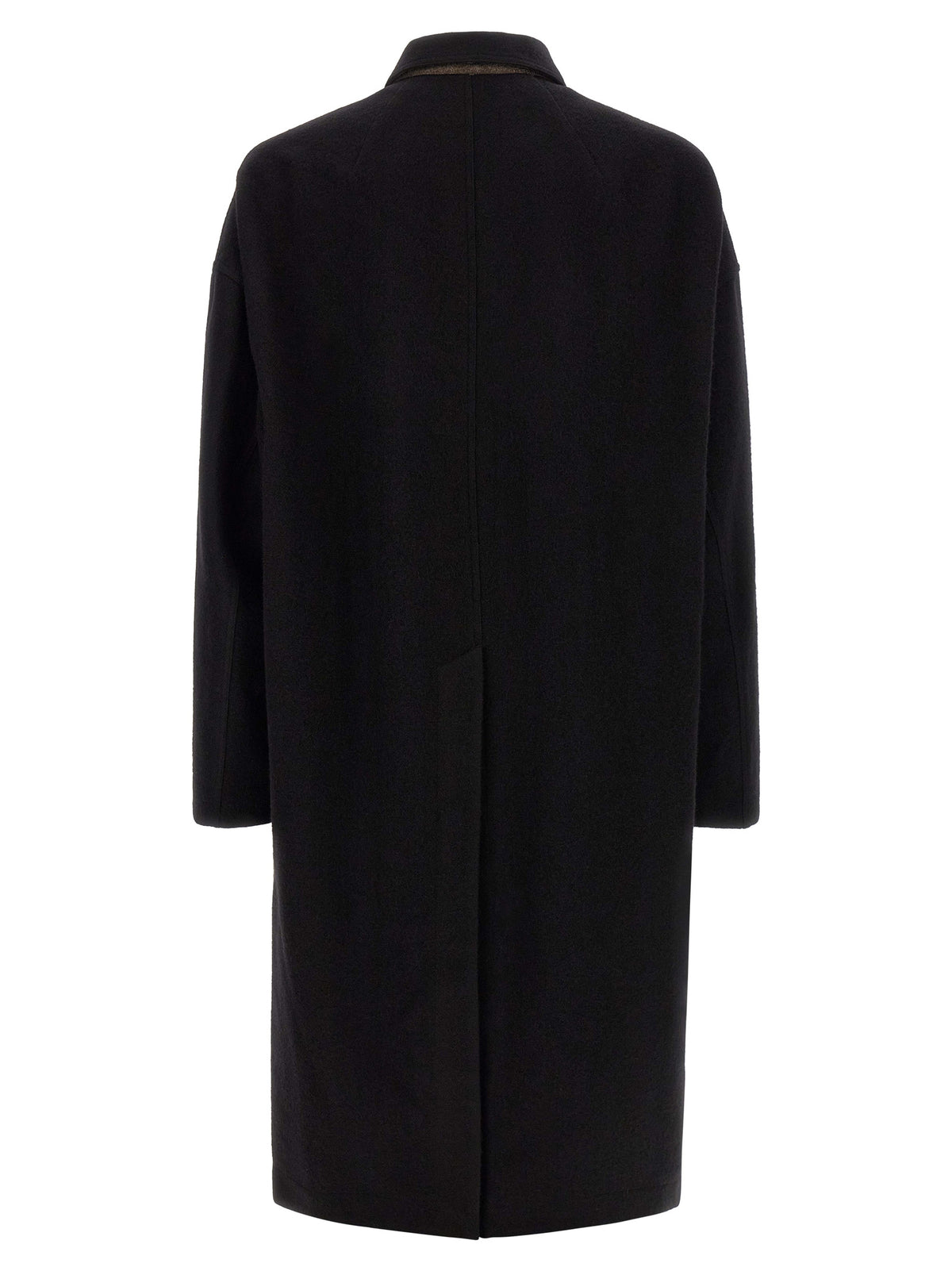 Manteau Rick Owens en laine vierge noire