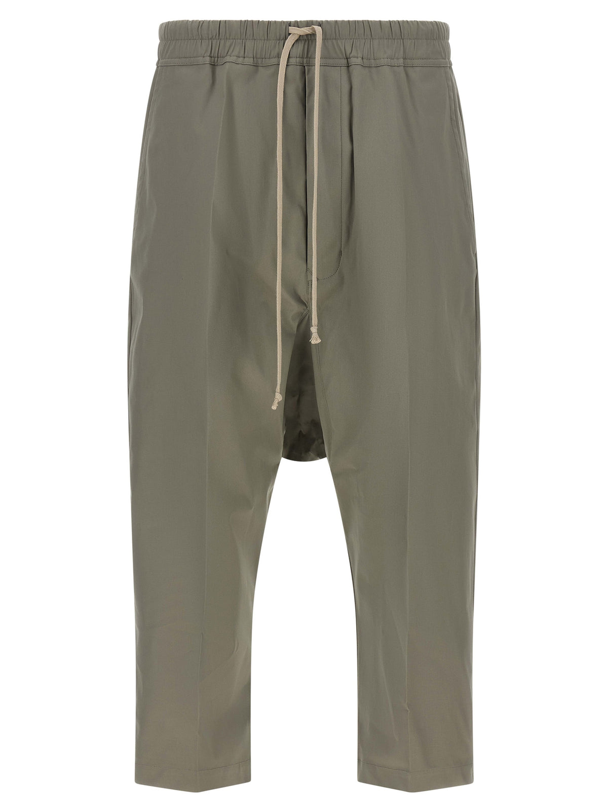 Pantalon court en coton gris Rick Owens