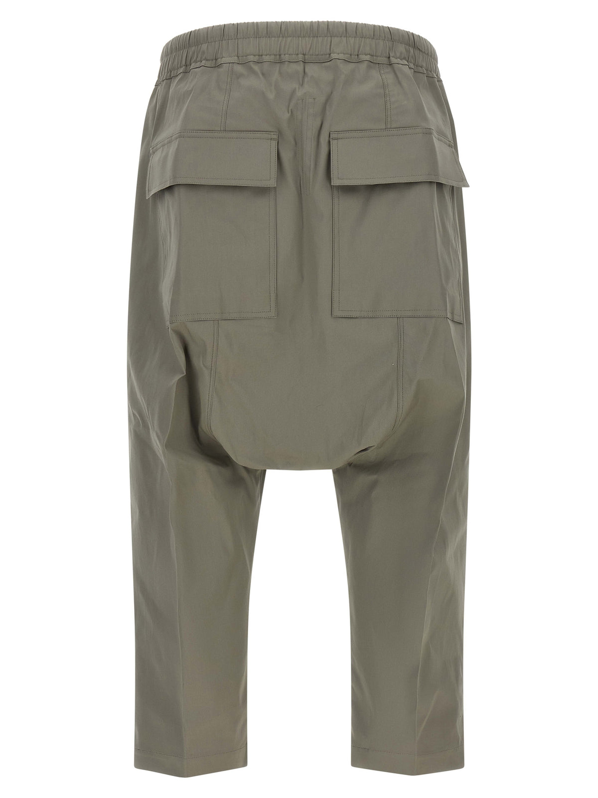 Pantalon court en coton gris Rick Owens