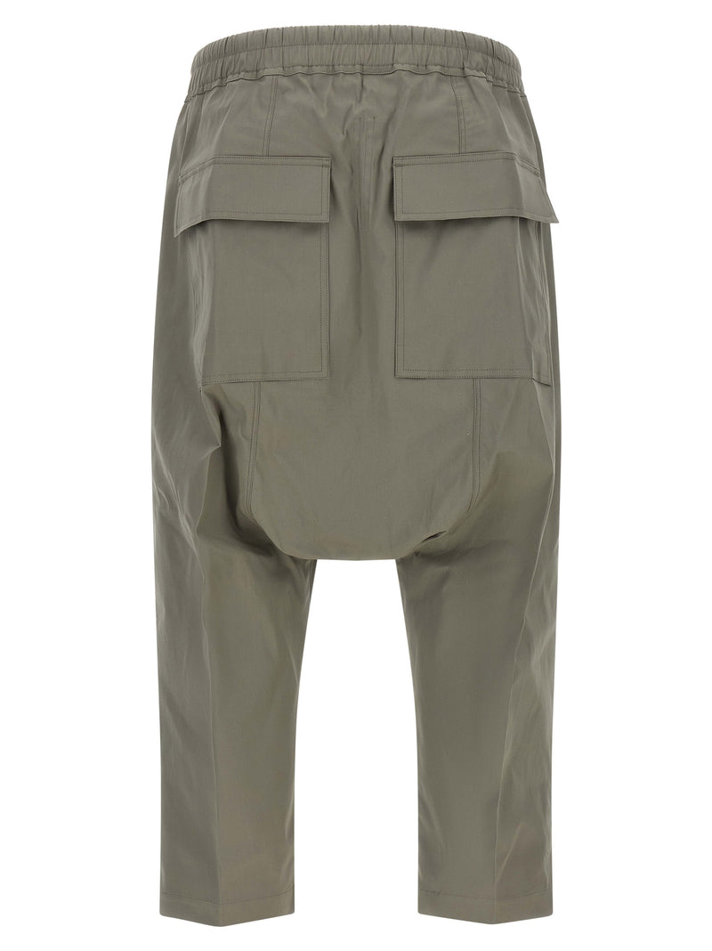 Pantalon court en coton gris Rick Owens