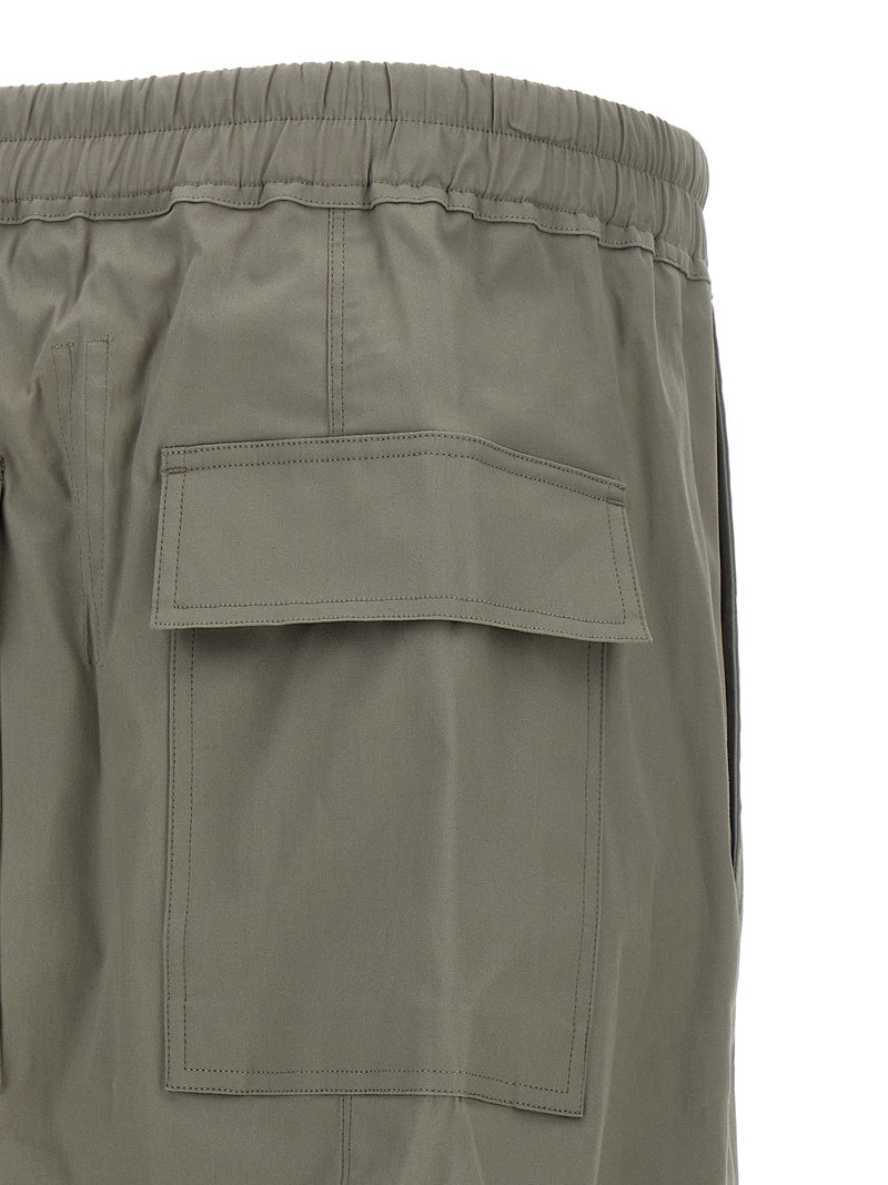 Pantalon court en coton gris Rick Owens